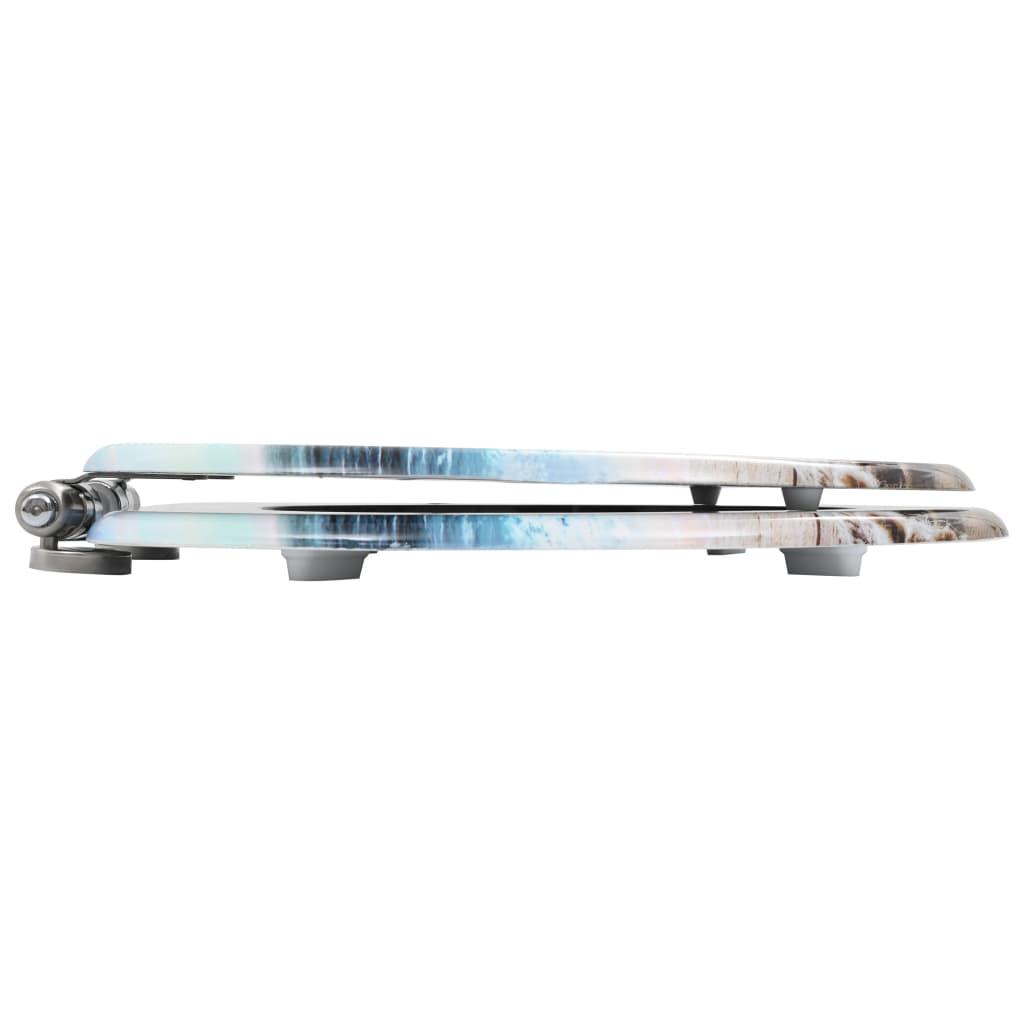 Set di due copriwater in MDF e copriwater con chiusura rallentata Shell 02_0002960