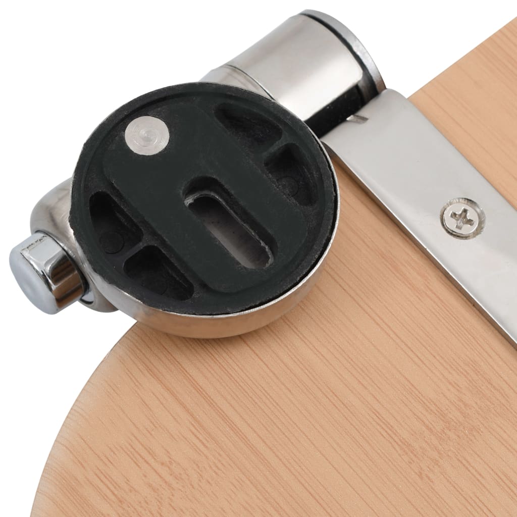 Copriwater 2 pz con Chiusura Ammortizzata in MDF Bamboo 276994