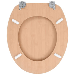 Set di due sedili copriwater con coperchi in MDF Design bambù 02_0002963