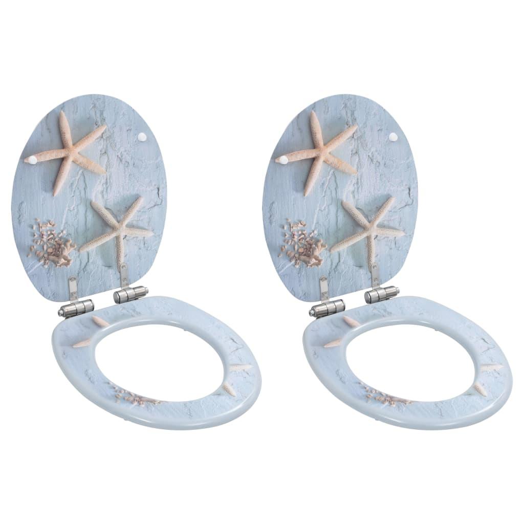 Set di due sedili WC in MDF e coperchio soft-close beach 02_0002965
