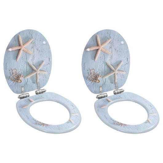 Set di due sedili WC in MDF e coperchio soft-close beach 02_0002965