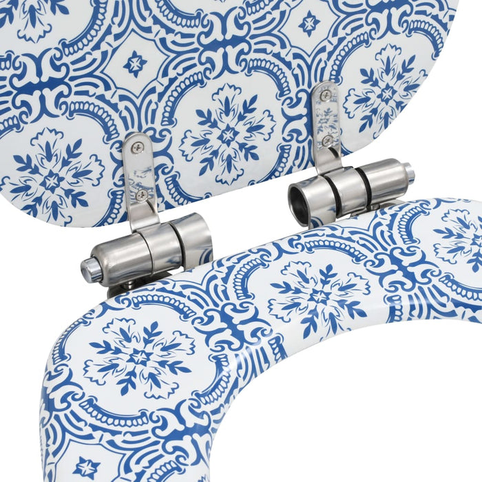 Copriwater 2 pz con Chiusura Ammortizzata MDF Design Porcellana cod mxl 43252