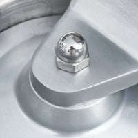 Pressa per Hamburger con 500 Fogli Carta Cerata Alluminio 13 cm 50996