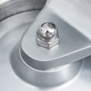 Pressa per Hamburger con 500 Fogli Carta Cerata Alluminio 13 cm 50996