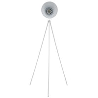 Lampada da Pavimento con Treppiede in Metallo Bianco E27 51025