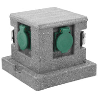 Presa Elettrica da Giardino con Sensore di Luce in Plastica 46355