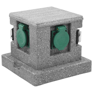 Presa Elettrica da Giardino con Sensore di Luce in Plastica 46355