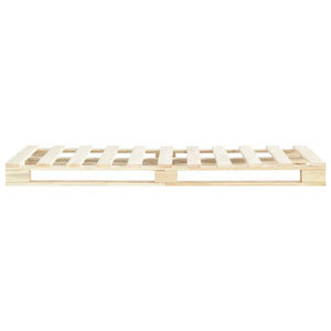 Giroletto in Pallet di Legno Massello di Pino 120x200 cm 285236