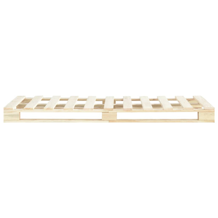 Giroletto in Pallet di Legno Massello di Pino 120x200 cm 285236