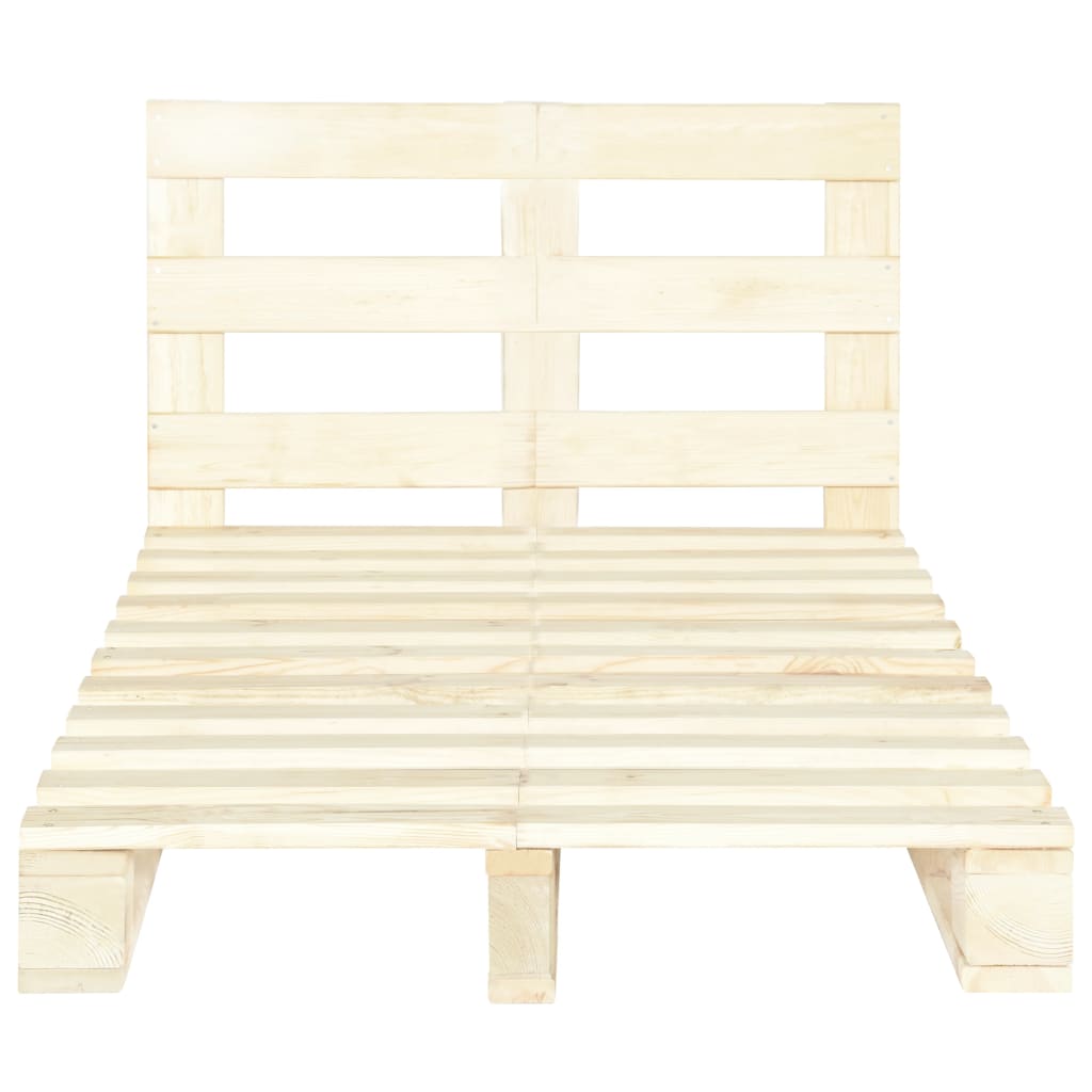 Giroletto in Pallet di Legno Massello di Pino 120x200 cm 285243