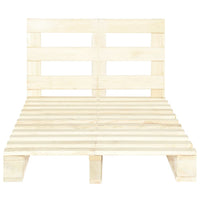 Giroletto in Pallet di Legno Massello di Pino 120x200 cm 285243