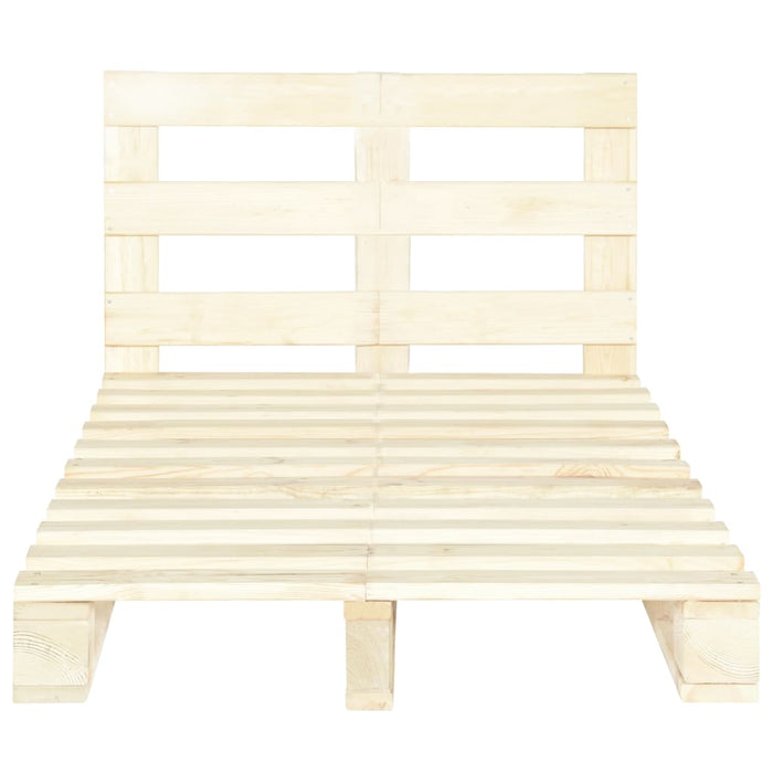 Giroletto in Pallet di Legno Massello di Pino 120x200 cm 285243