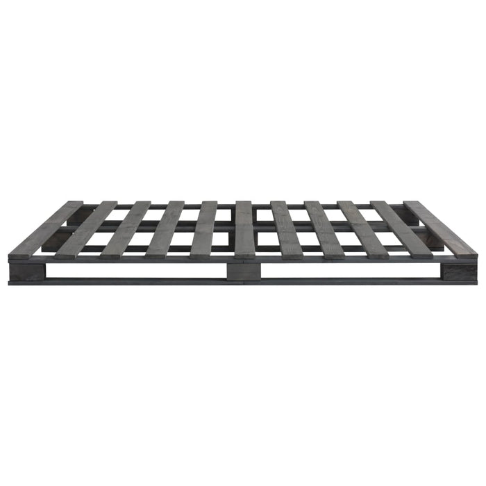 Giroletto in Pallet Grigio Legno Massello di Pino 200x200 cm