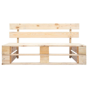 Panca da Giardino con Pallet in Legno cod mxl 57625