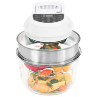 Forno Alogeno a Convezione Anello di Estensione Timer 1400W 17L cod mxl 8838