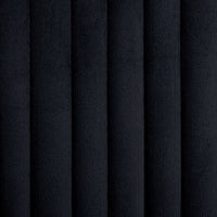 Sedie da Pranzo 4 pz Nere in Velluto cod mxl 8257