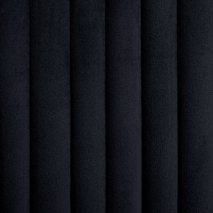 Sedie da Pranzo 6 pz Nere in Velluto cod mxl 25453