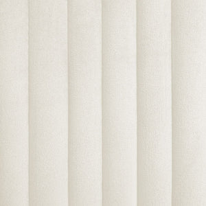 Sedie da Pranzo 4 pz Crema in Velluto cod mxl 68140