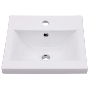 Lavabo da Incasso 42x39x18 cm in Ceramica Bianco 145060