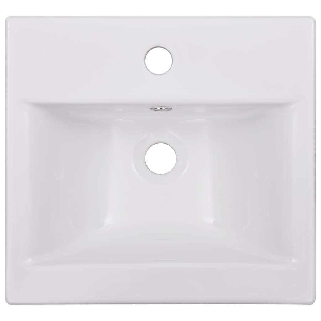 Lavabo da Incasso 42x39x18 cm in Ceramica Bianco 145060