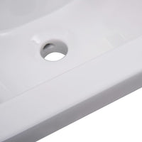Lavabo da Incasso-Lavandino-Lavello 42x39x18 cm in Ceramica Bianco