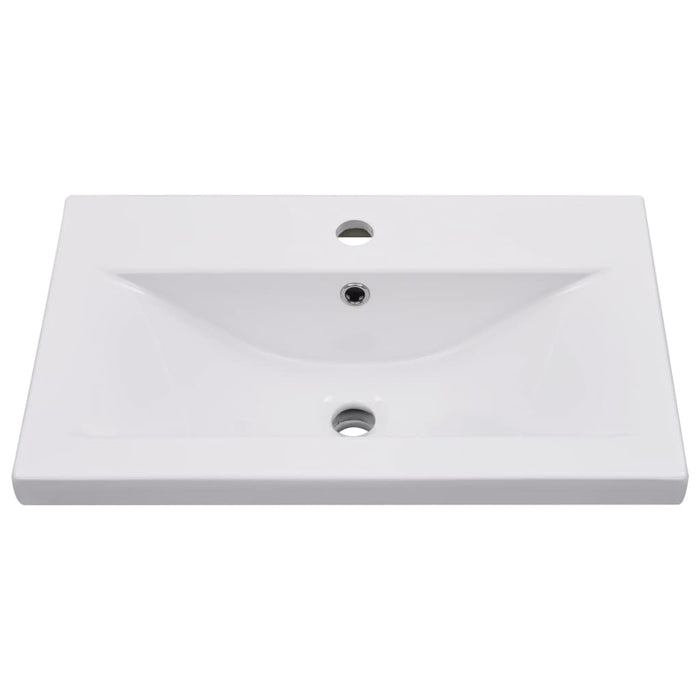 Lavabo da Incasso 61x39,5x18,5 cm in Ceramica Bianco 145061