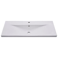 Lavabo da Incasso 101x39,5x18,5 cm in Ceramica Bianco cod mxl 54011