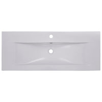 Lavabo da Incasso 101x39,5x18,5 cm in Ceramica Bianco cod mxl 54011