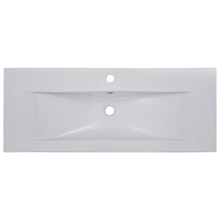 Lavabo da Incasso 101x39,5x18,5 cm in Ceramica Bianco cod mxl 54011