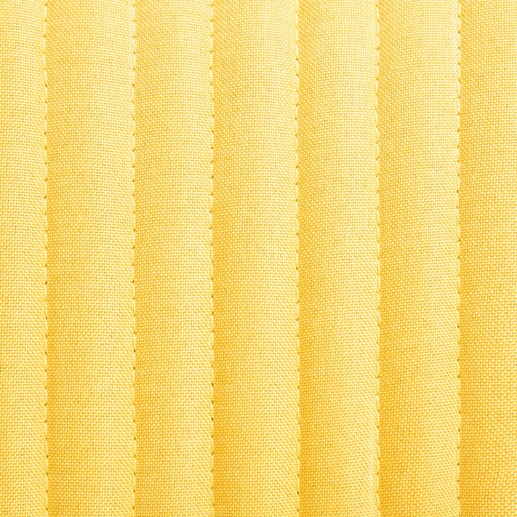 Sedie da Pranzo 6 pz Gialle in Tessuto cod mxl 7690