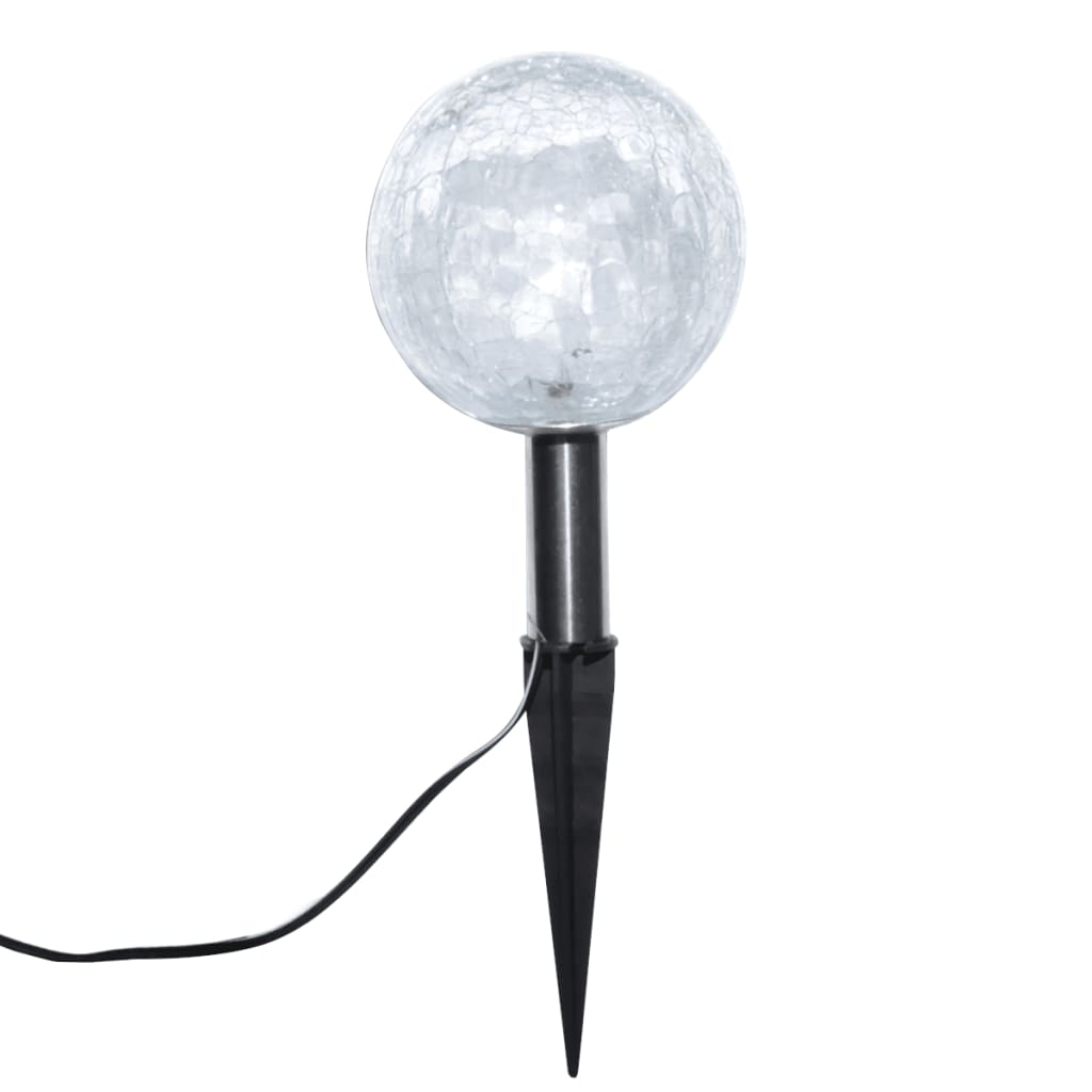 Lampade LED da Giardino 6 pz con Picchetti e Pannelli Solari  cod mxl 68012