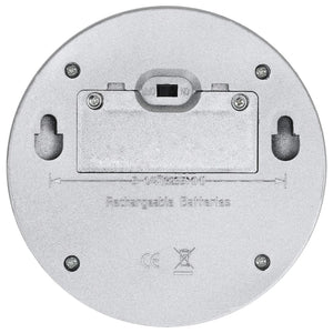 Lampade Solari da Parete da Esterno a LED 24 pz Rotonde Argento 277140