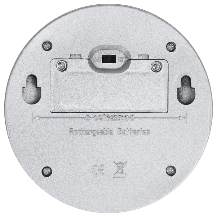 Lampade Solari da Parete da Esterno a LED 24 pz Rotonde Argento 277140