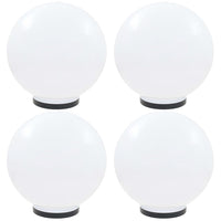 Set Lampade a LED Sferiche 4 pz 40 cm in PMMA cod mxl 71531