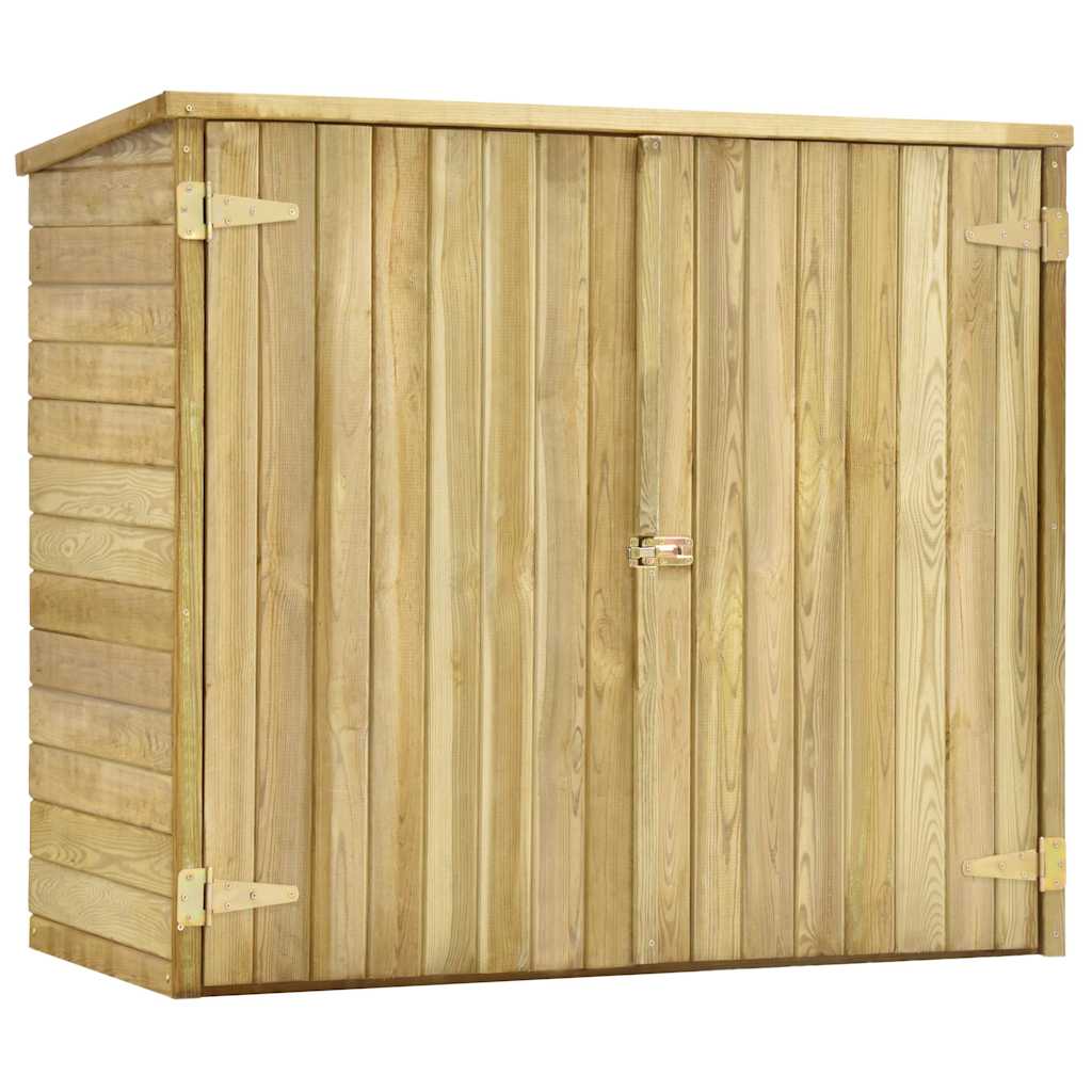 Rimessa Attrezzi da Giardino 135x60x123cm  in Pino Impregnato 46359