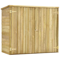 Rimessa Attrezzi da Giardino 135x60x123cm  in Pino Impregnato 46359