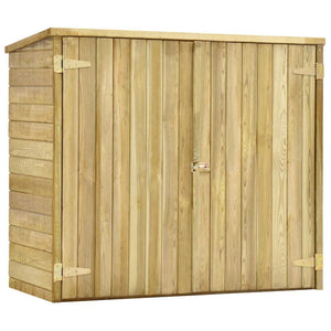Rimessa Attrezzi da Giardino 135x60x123cm  in Pino Impregnato 46359