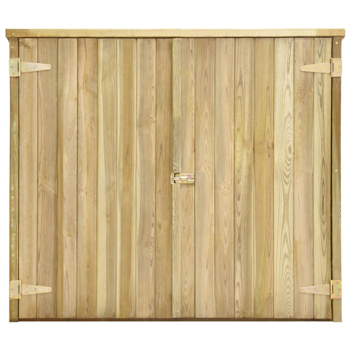 Rimessa Attrezzi da Giardino 135x60x123cm  in Pino Impregnato 46359
