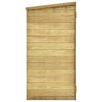 Rimessa Attrezzi da Giardino 135x60x123cm  in Pino Impregnato 46359