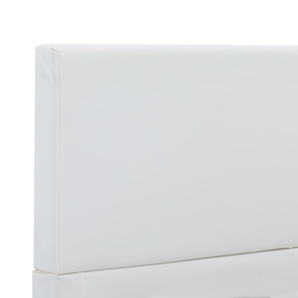Giroletto-Struttura Letto Bianco in Similpelle 140x200 cm 642548