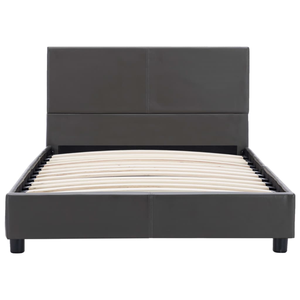 Giroletto-Struttura Letto Grigio in Similpelle 90x200 cm