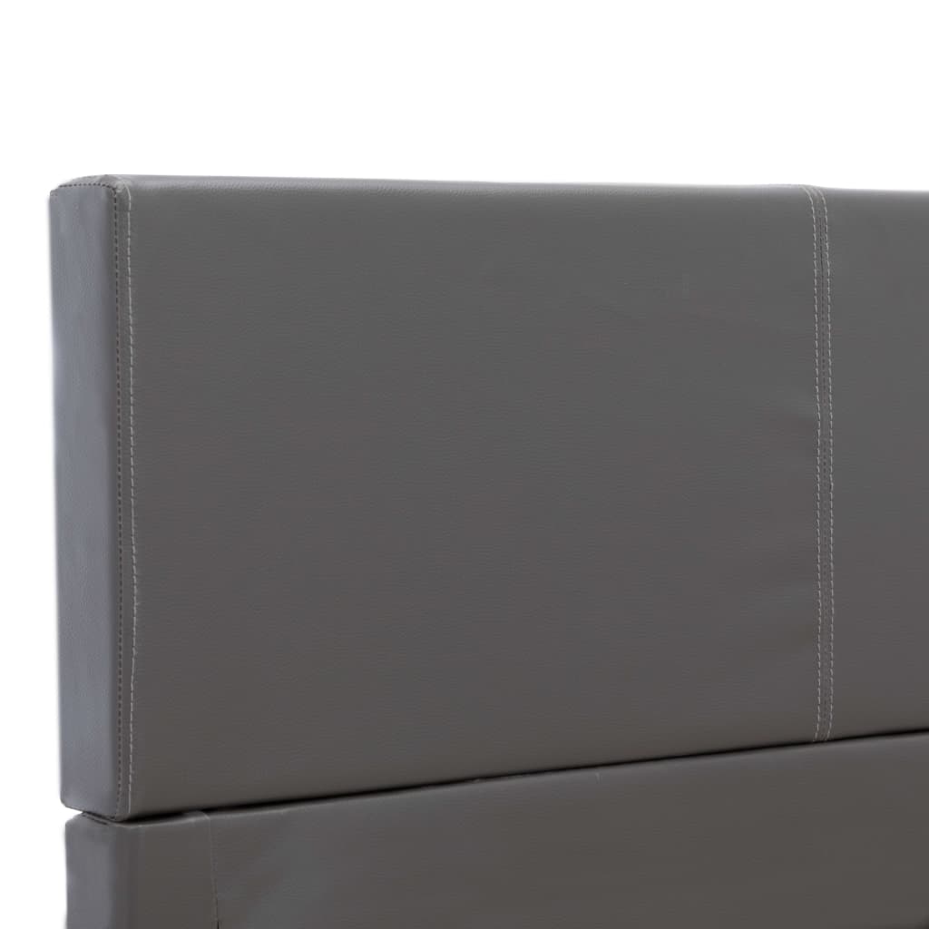 Giroletto-Struttura Letto Grigio in Similpelle 140x200 cm