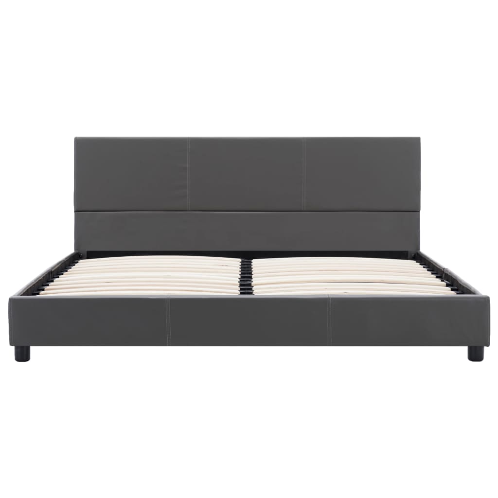 Giroletto-Struttura Letto Grigio in Similpelle 160x200 cm