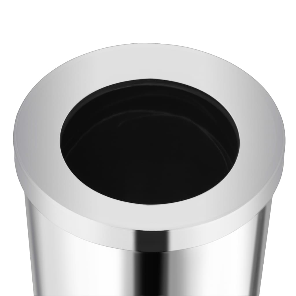 Pattumiera da Albergo 32 L in Acciaio Inox 51094