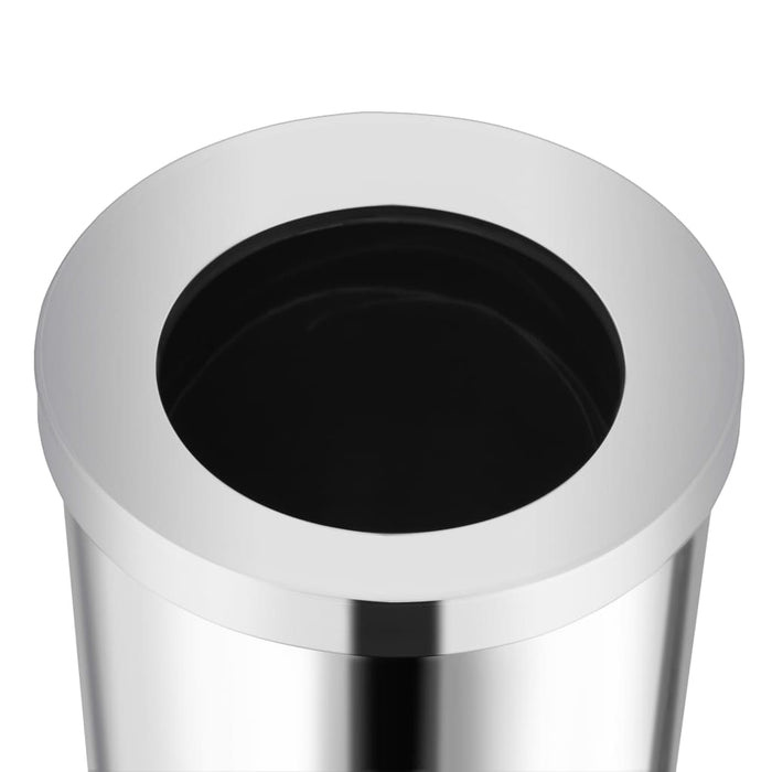 Pattumiera da Albergo 32 L in Acciaio Inox 51094