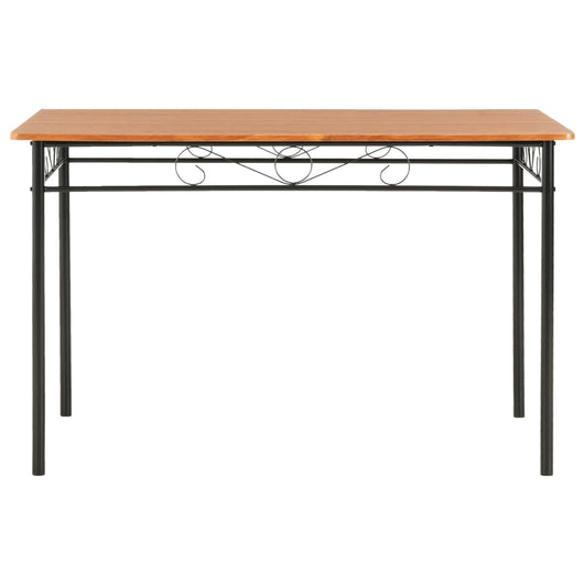 Tavolo da Pranzo Marrone 120x70x75 cm in MDF 281402