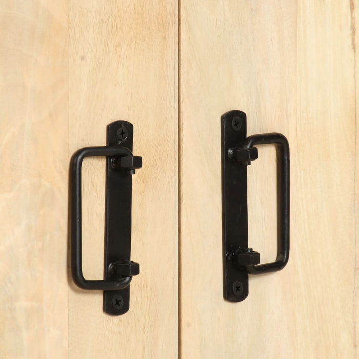 Libreria a 4 Livelli 80x30x180 cm in Legno Massello di Mango 284421