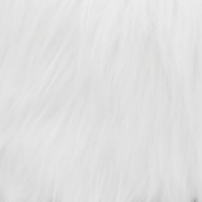 vidaXL Sgabello Bianco in Legno Massello di Teak