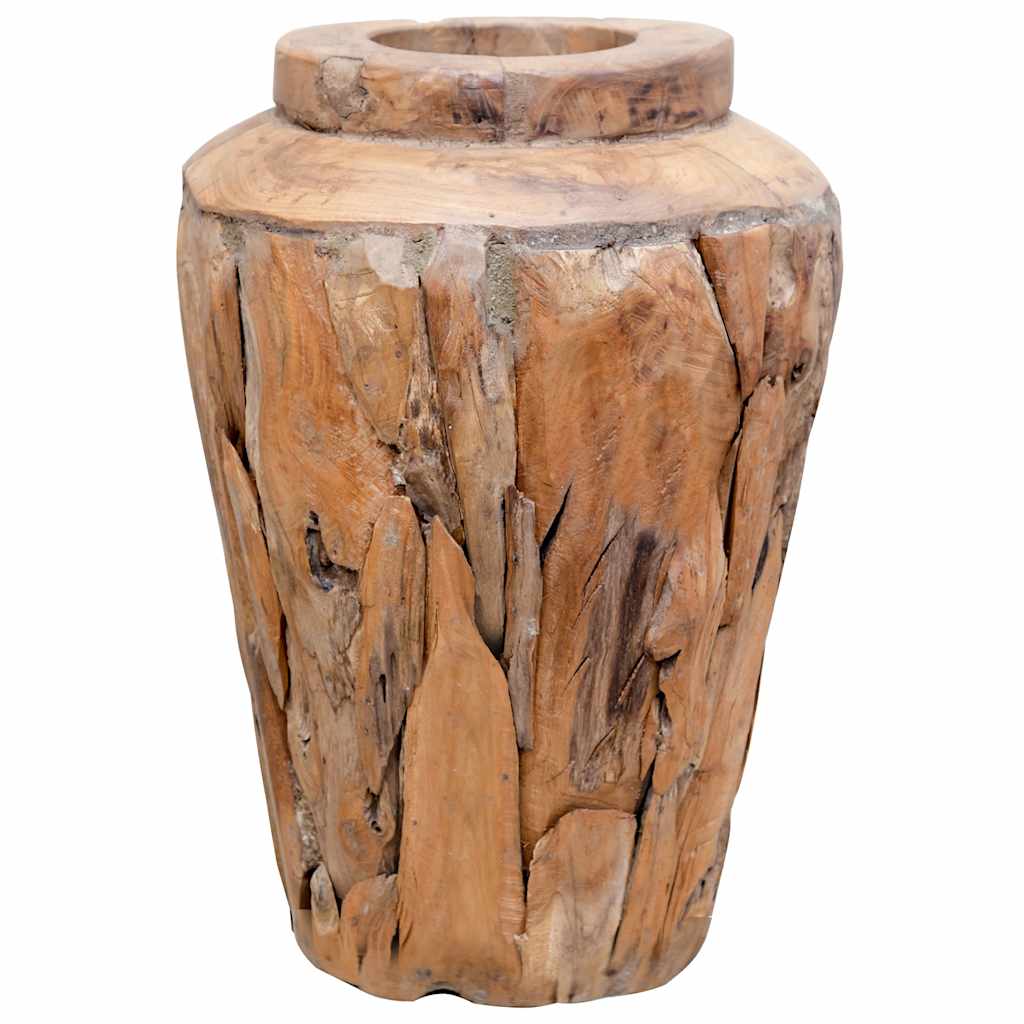 Vaso Decorativo 40x60 cm in Legno Massello di Teak cod mxl 15182