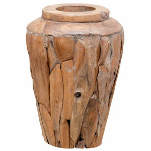 Vaso Decorativo 40x60 cm in Legno Massello di Teak cod mxl 15182